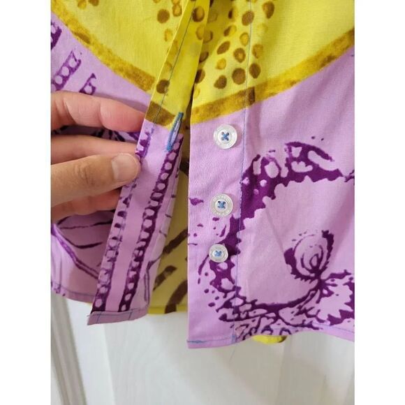 ETRO cotton button down shirt 42, US 6 - Picture 5 of 8
